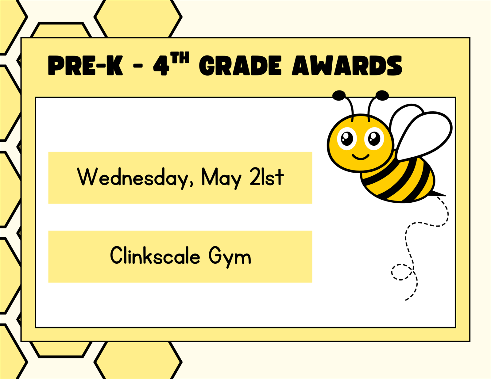  Pre-K - 4th Grade Awards